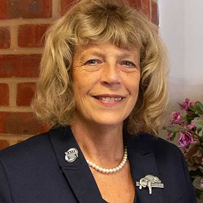 Portrait of Glenys Jones, Crowborough Rotary Club member