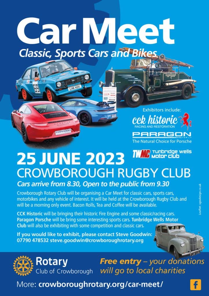 Crowborough Car Meet poster